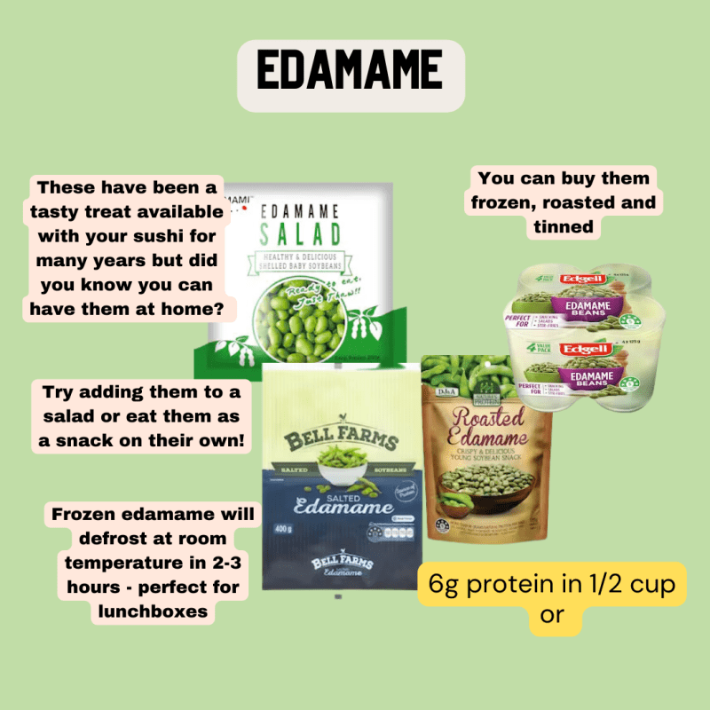 High protein foods Edamame